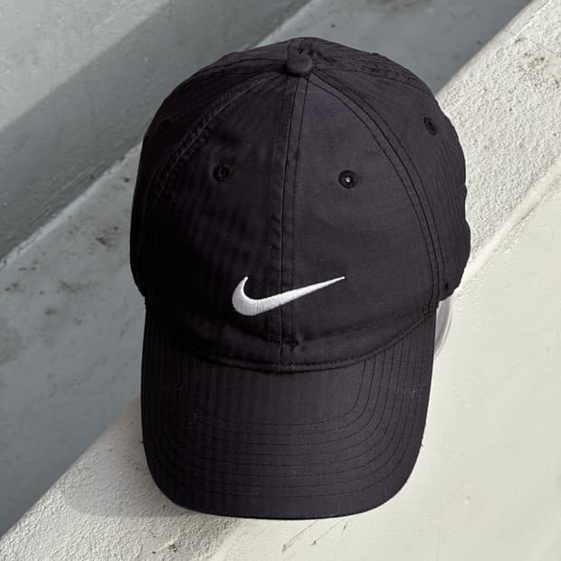 [F] 나이키 로고 레거시91 블랙 볼캡 모자