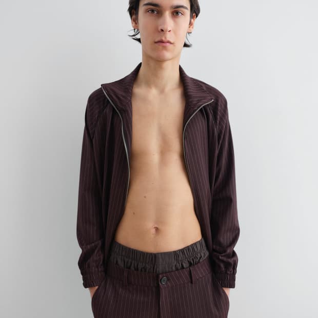 [M]기마구아스 Brian 스트라이프 자켓/브라운