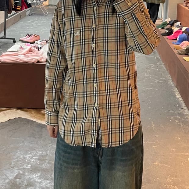 버버리 노바체크 셔츠 H1793