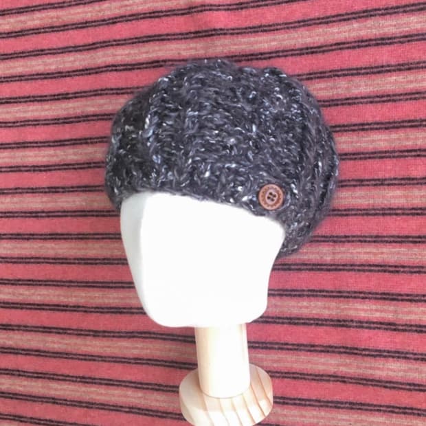 마루빈티지 니트 모리걸 비니