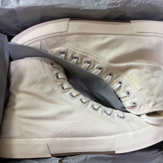 발렌시아가 파리 스니커즈 아이보리 하이탑 E44 