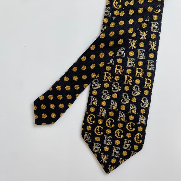 Gianni Versace 베르사체 모노그램 정품 명품넥타이