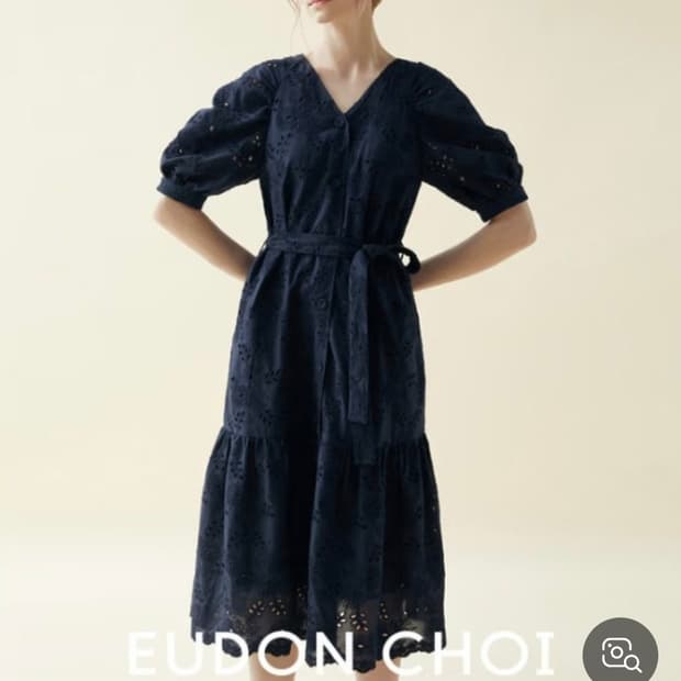 유돈초이 EUDON GHOI 펀칭원피스