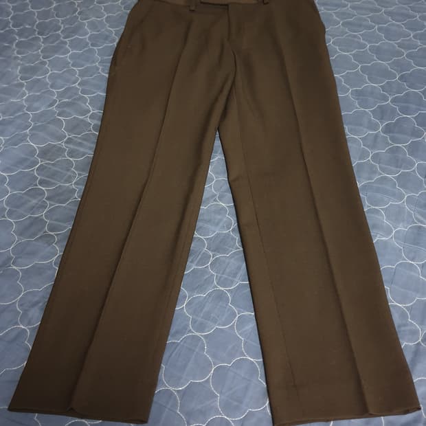 무신사스탠다드 히든밴딩 테이퍼드 슬랙스 모카브라운(31)