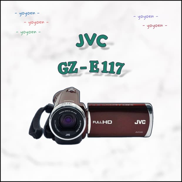 JVC GZ-E117 빈티지캠코더 [ 꾸미기0/a급 ]
