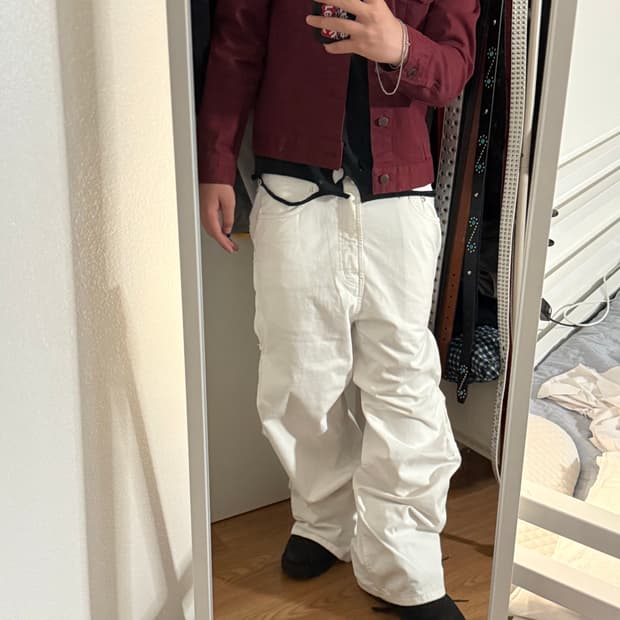 빈티지 버건디 자켓