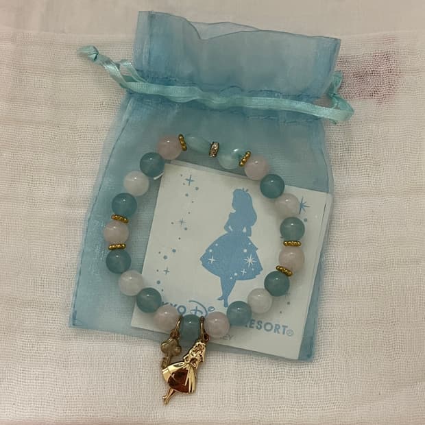 도쿄디즈니 이상한나라의 앨리스 비즈 팔찌