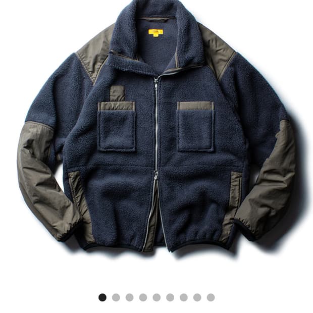 더레스큐 ECWCS 아미 플리스 자켓 네이비 XL