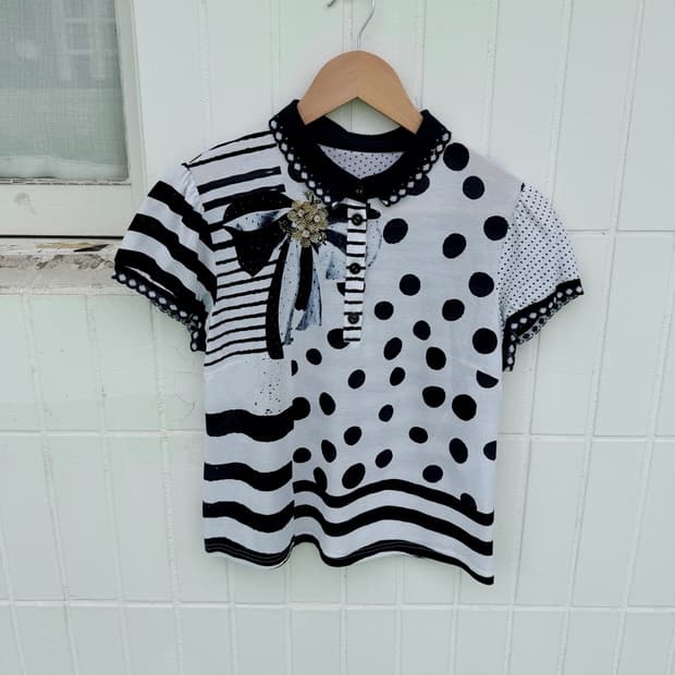 Dot & Stripe Top