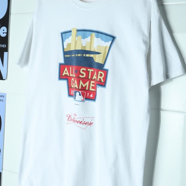 (L-XL) 길단 반팔 티셔츠 USA 올스타게임 버드와이저-H36340