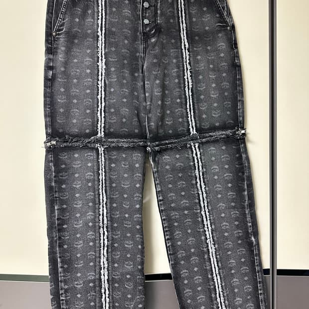 떠그클럽 MCM 데님팬츠 블랙