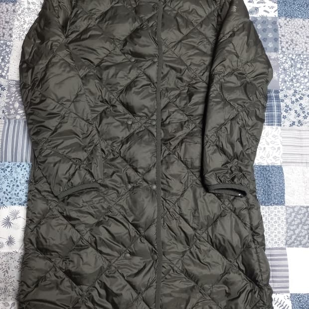 코오롱 롱퀼팅경량패딩  블랙  95