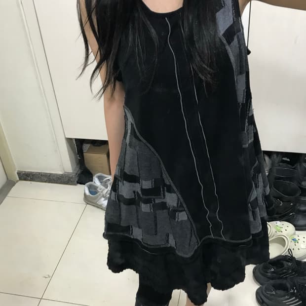 빈티지 모리걸 하구미 블랙 스카프 세트 🖤🌀