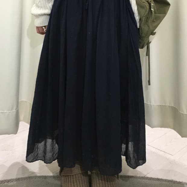 모리걸 아사면 밴딩 스커트