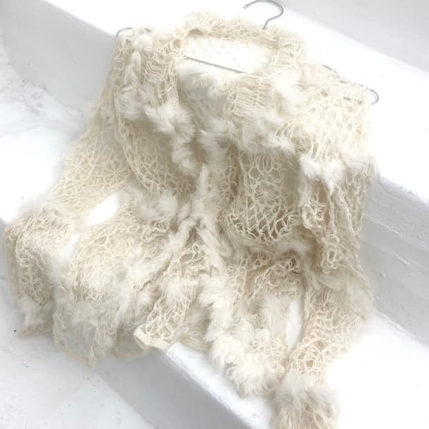 Crochet fairy fur Cardigan
