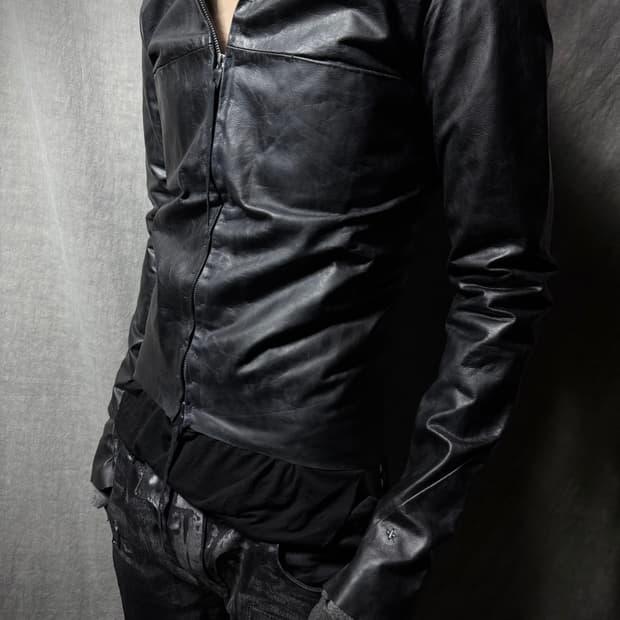 M.A+ Cow Leather Aviator Jacket