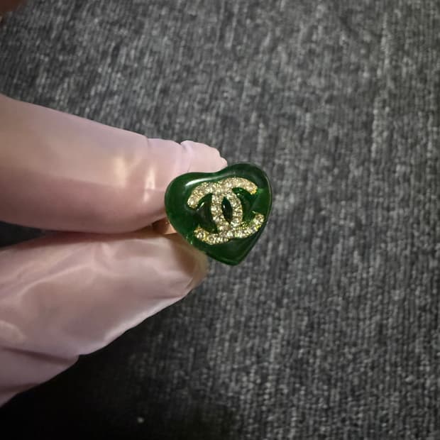 업사이클링반지 초록 (약 11-12호)