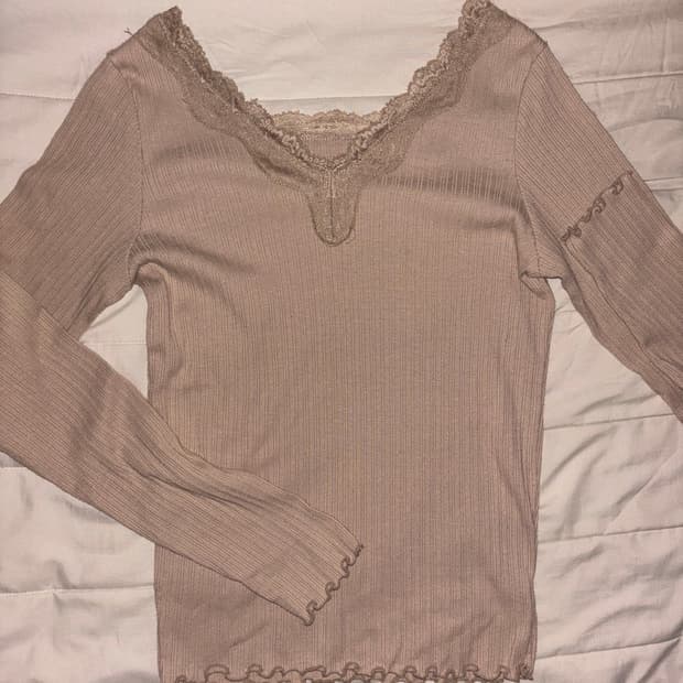 갸루 와투케 빈티지 레이스 상의