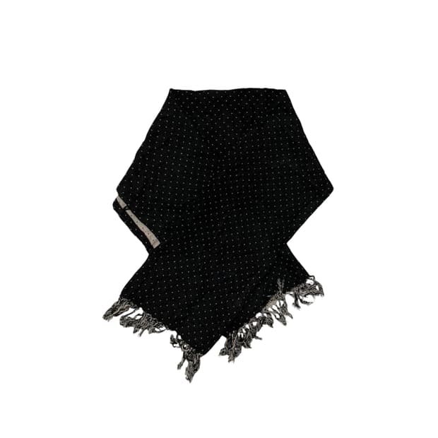 내추럴 무드 코튼 퀼팅 버튼 스톨