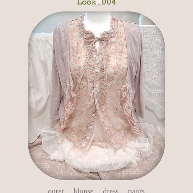 coral pink fairy set