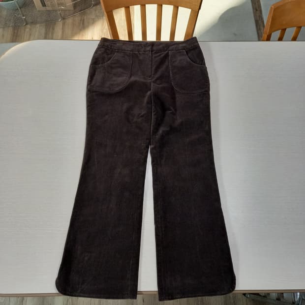 28 RENOMA 코듀로이 스판 약부츠컷 다크브라운 28-881