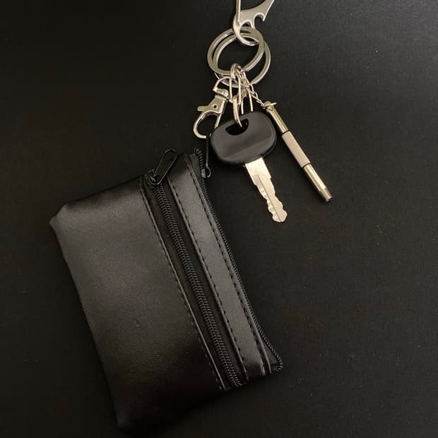 심플 미니 지갑 키링
