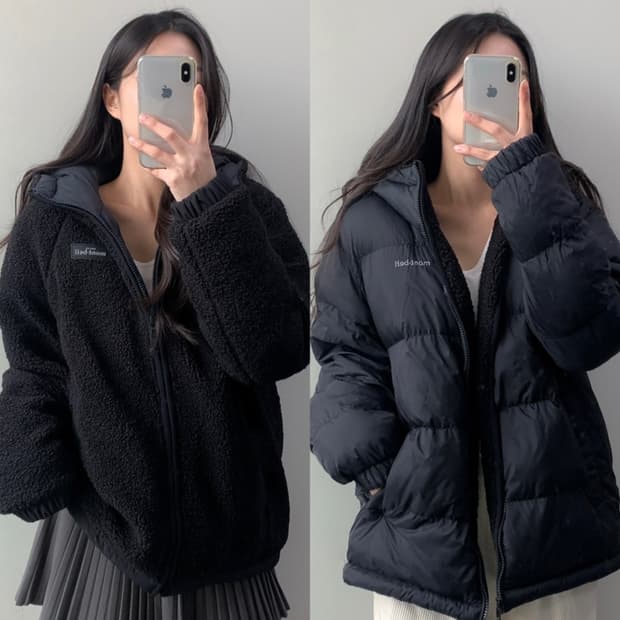 몽벨 리버시블 패딩