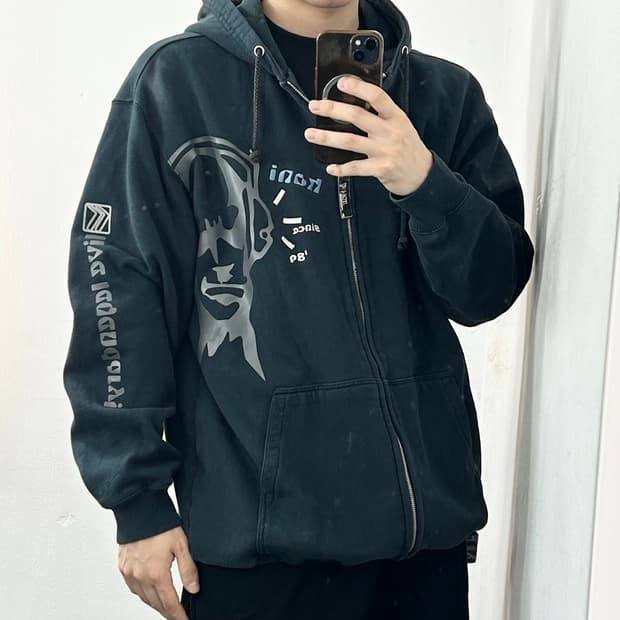 칼카니 올드스쿨 후드 집업