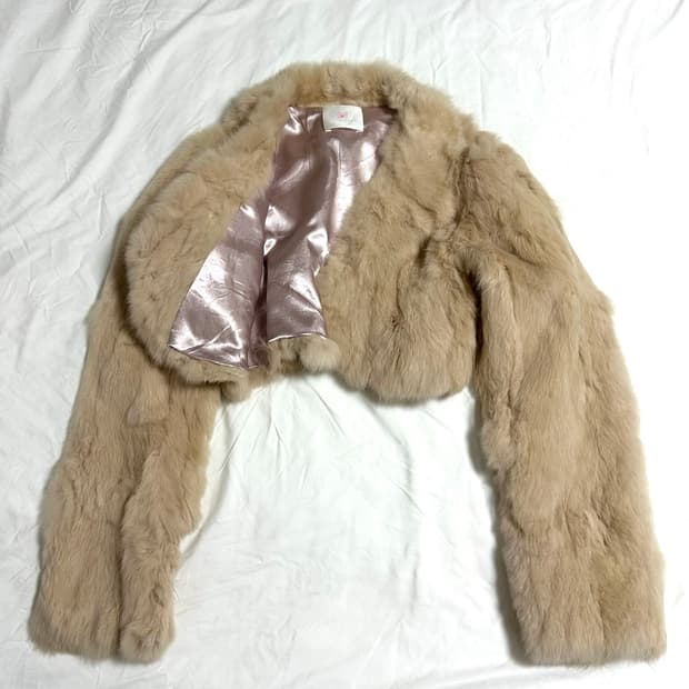 white label rabbit fur jacket 래빗 퍼 자켓