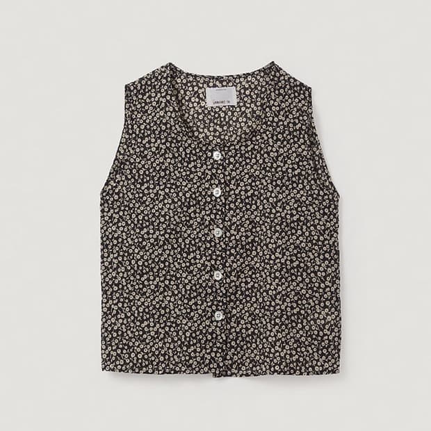 얼바닉 jardin sleeveless blouse