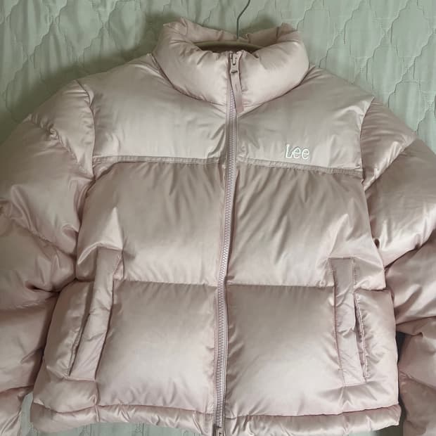 lee 숏패딩 핑크 m 