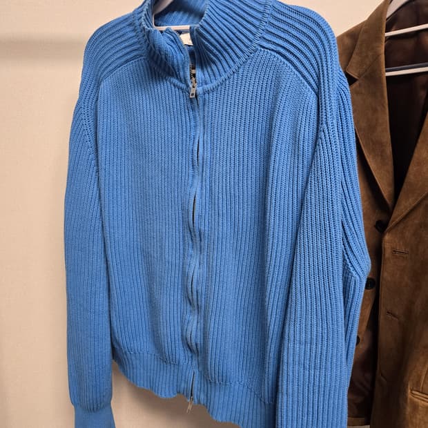 엘무드 집업 니트