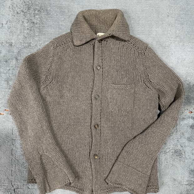 dries van noten 메리노울 니트 가디건