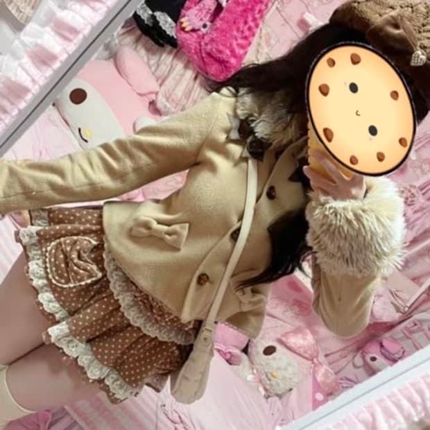 빈티지 오네히메 갸루 코트 랜박 랜덤박스 리즈리사 양산형 양지뢰 달천깔
