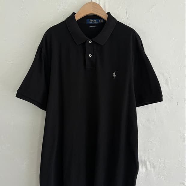 Polo 폴로 랄프로렌 신형 블랙컬러 오버사이즈 PK 반팔 티셔츠