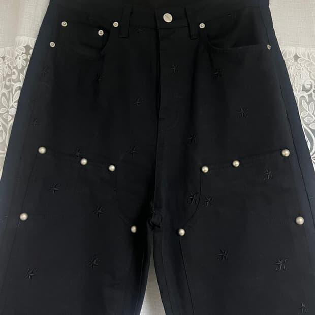 (매물x) 웨스켄 자수 스터드 카펜터 진