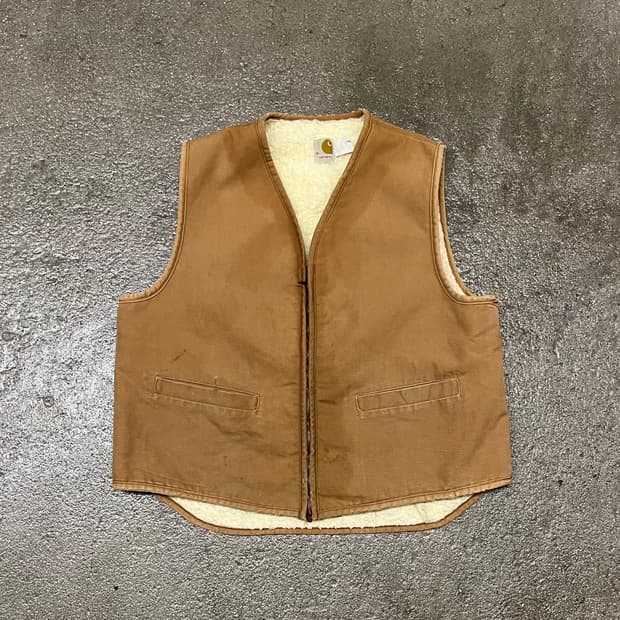 70s Carhartt 쉐르파 베스트 (105-110)