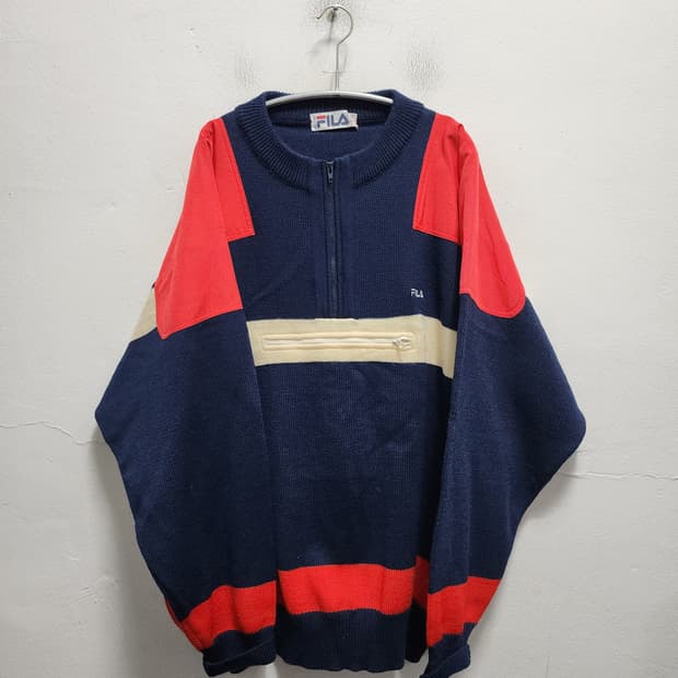 필라 90s 이태리 버진울 니트