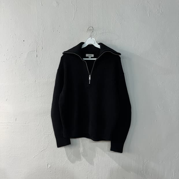 COS 코스 반집업 여성 니트 S