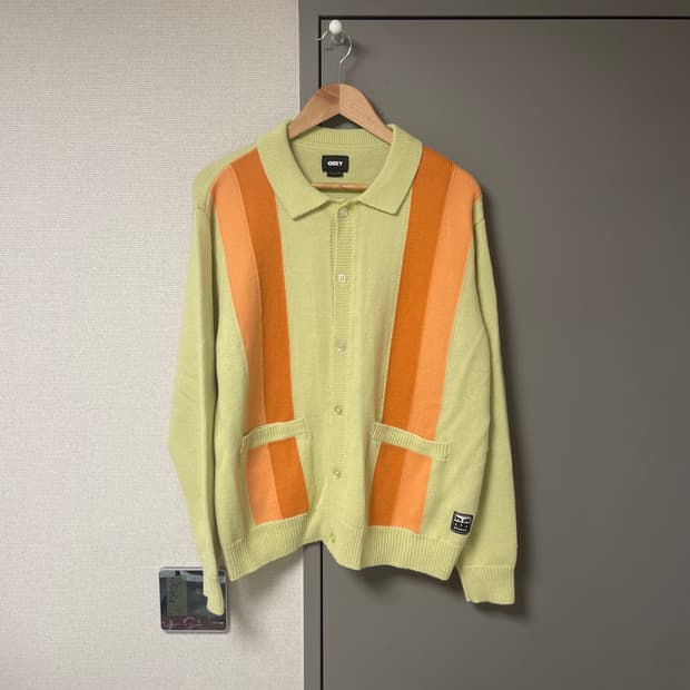 아이앱 스튜디오 x 오베이 아처 가디건 옐로우