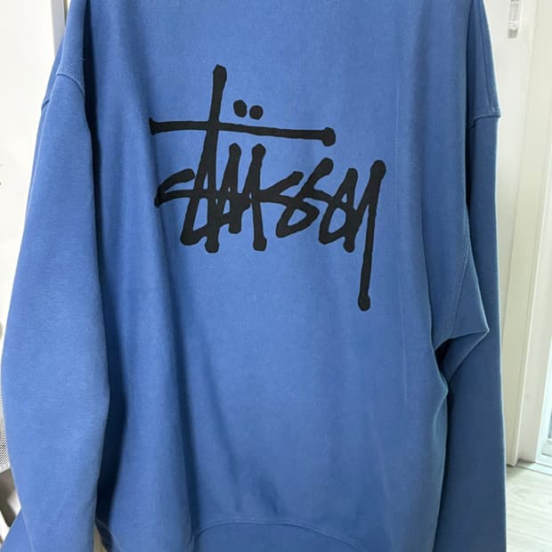 정품 스투시 맨투맨