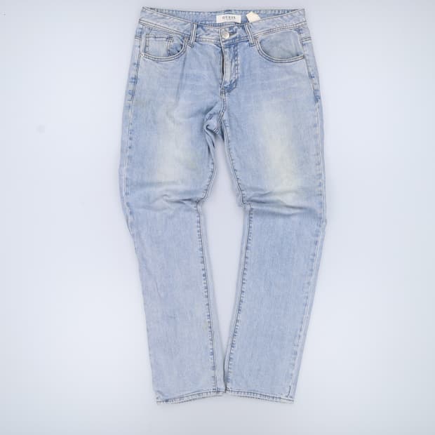 32 게스 연청 데님팬츠 0408H1
