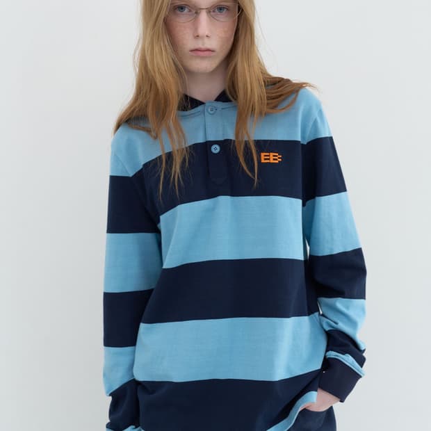 엔조블루스 퍼키 스트라이프 후디