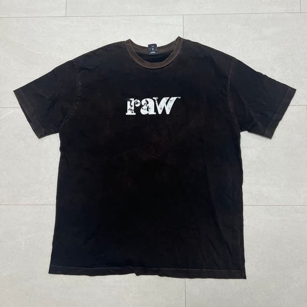 블라인드파일즈 RAW 티셔츠 블랙 2사이즈