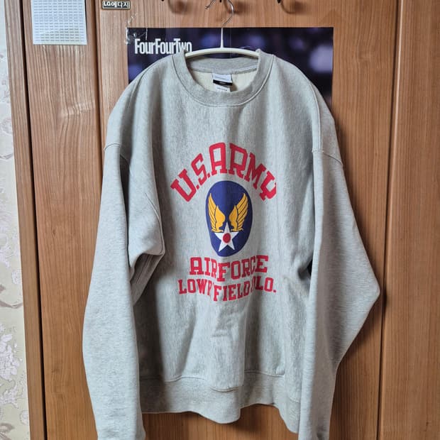 아웃스탠딩 us army 스웻셔츠 맨투맨 s 그레이