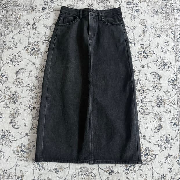 MADE SEOUL 흑청 데님스커트