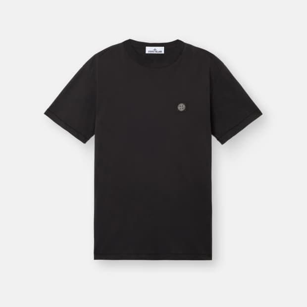 [L] 스톤아일랜드 로고 패치 반팔티