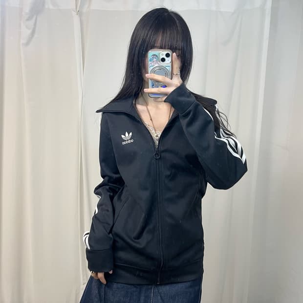 Adidas black small logo Europa jersey