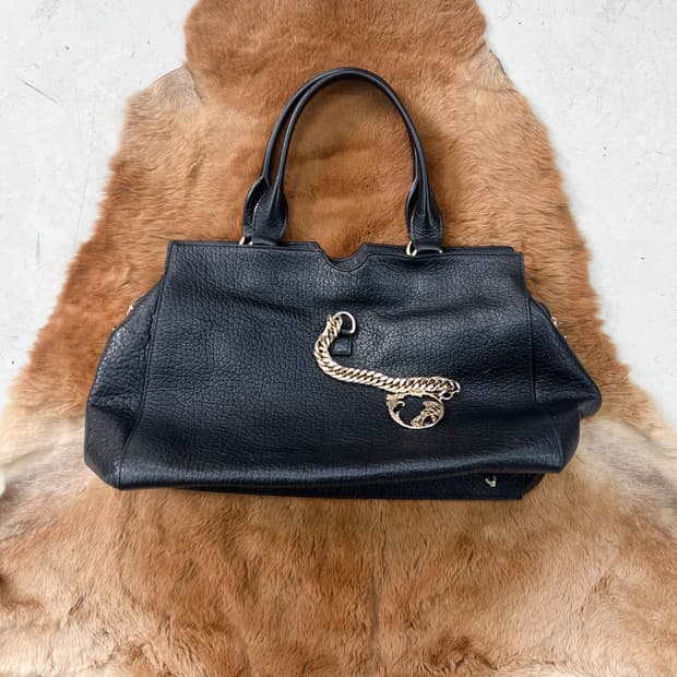 베르사체 레더 백