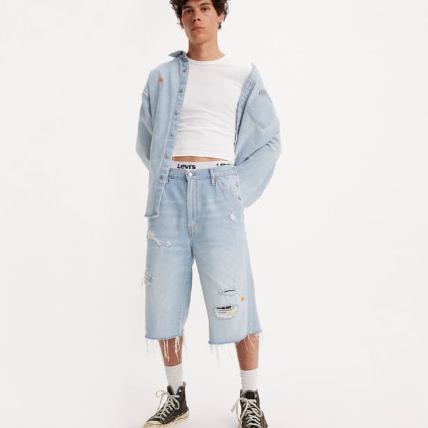 [32] ERL x levis 데님 쇼츠